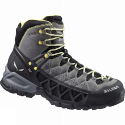 Salewa Mens Alp Flow Mid GTX Boot Smoke / Yellow Salewa Mens Alp Flow Mid GTX Boot Smoke / Yellow